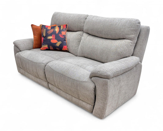 ‘Sloane’ 14445 Anivia Khaki 3 Seater Fabric Sofa