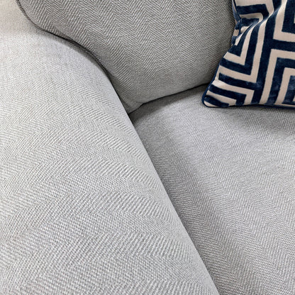 ‘Ashford’ Cherub Silver All Over Fabric Armchair