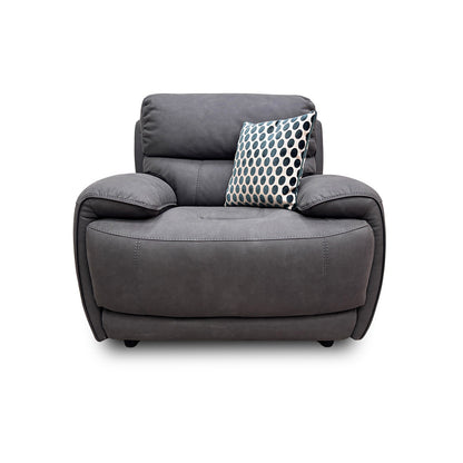 ‘Link’ Grey Heavy Duty Fabric Armchair