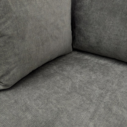 ‘Freya’ Graphite Grey Freya Fabric Large Swivel Chair
