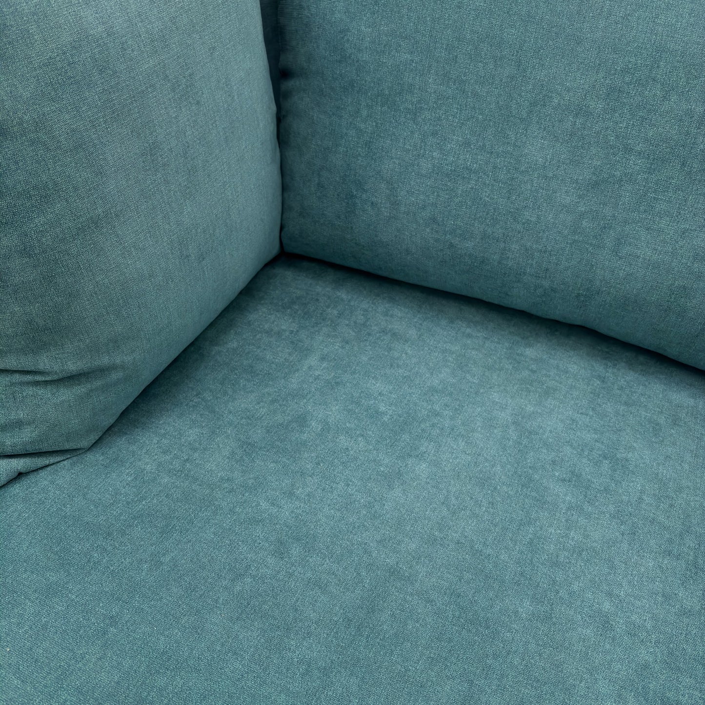 ‘Freya’ Ocean Blue Freya Fabric Large Swivel Chair