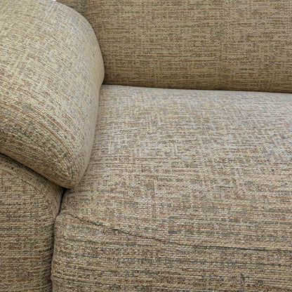 ‘Utah' Oatmeal We-0101 Fabric 2 Seater Power Recliner Sofa with Power Headrests and Power Lumbar