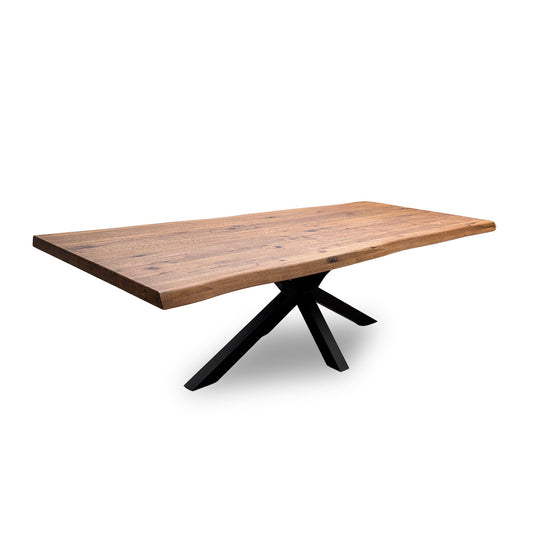 Bodahl 'Terra' Raw Edge 06 Old Bassano 260cm Dining Table with Star Legs