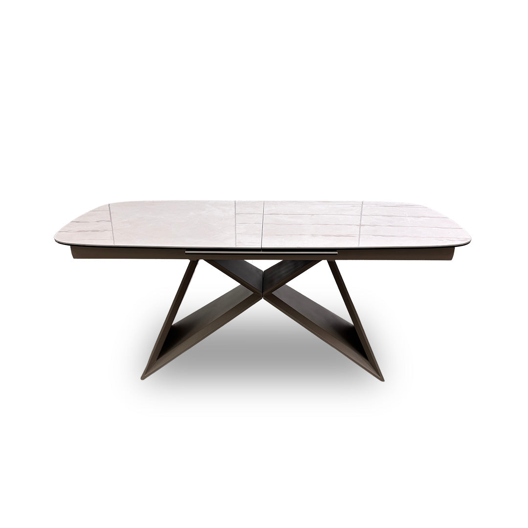 ‘Mirage’ Ceramic Top Pop-Up 180cm Large Extending Dining Table