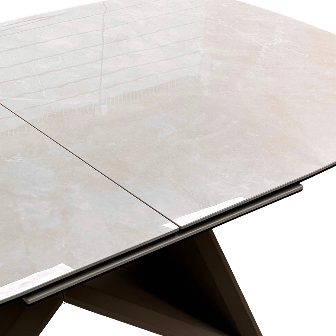 ‘Mirage’ Ceramic Top Pop-Up 180cm Large Extending Dining Table