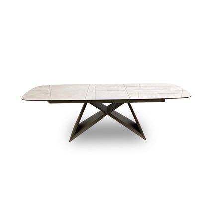 ‘Mirage’ Ceramic Top Pop-Up 180cm Large Extending Dining Table