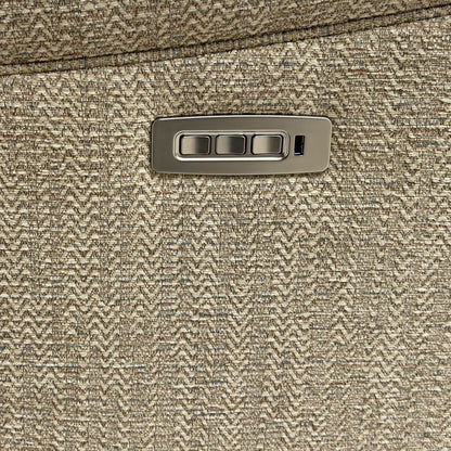 Parker Knoll ‘Hudson 23’ Cromwell Barley 001355-0042 Fabric Power Recliner Chair with Power Headrest and Power Lumbar