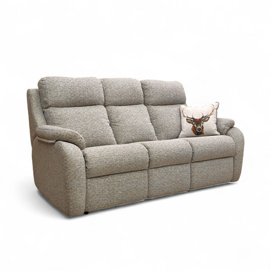 G Plan ‘Kingsbury’ B110 Lowry Sand Fabric 3 Seater Sofa