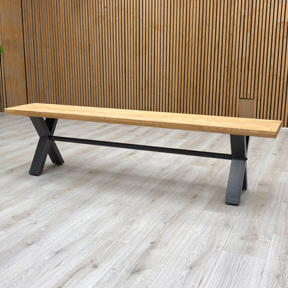 ‘Earth’ Solid Oak 180cm Dining Bench