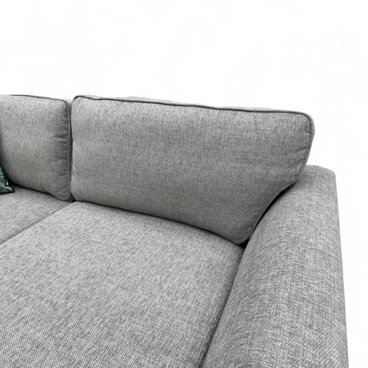 'Lorella' Grey Selway Formal Back 4 Seater Lounger Sofa