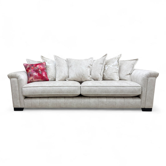 'Dolcie' Cream Combination Dolce Combination Pillow Back Grande Sofa