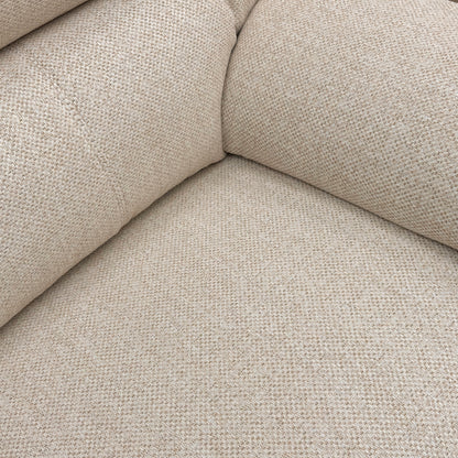 G Plan ‘Seattle’ B273 Borla Crisp Ok Cream Woven Fabric 2.5 Seater Sofa + Armchair
