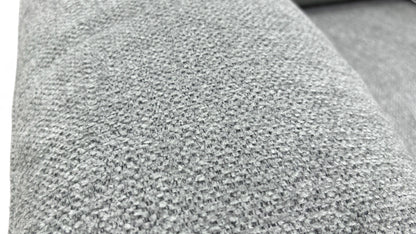'Fenway' Manual Recliner Light Grey Weave Fabric Armchair
