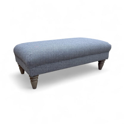 'Livie' Charcoal Livie Fabric Bench Footstool