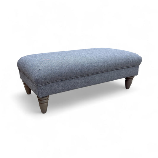 'Livie' Charcoal Livie Fabric Bench Footstool