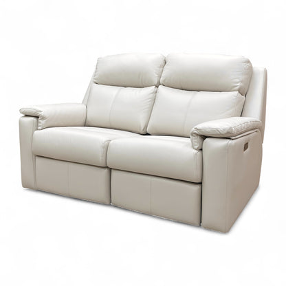 G Plan ‘Thornbury’ L840 Cambridge Chalk Light Grey 2 Seater Power Recliner Sofa with Power Headrest and Power Lumbar