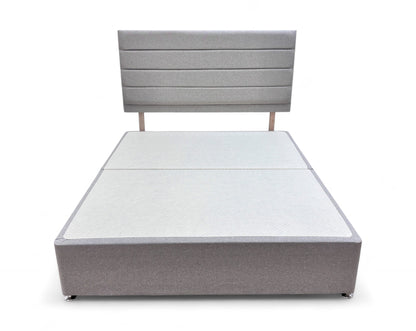 ‘Aries’ Heritage Mink Velvet King Bed with 4 Drawers