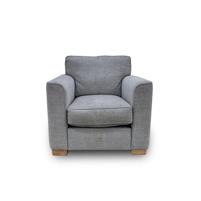 ‘Elora’ Kento Aqua Blue Standard Fabric Armchair