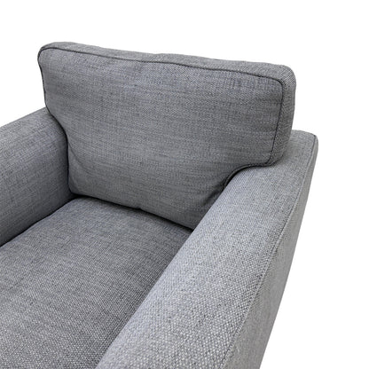 ‘Elora’ Kento Aqua Blue Standard Fabric Armchair