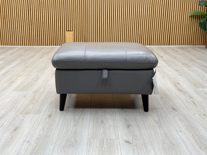'Winner' Oslo Cat-40-15 Elephant Leather Storage Footstool