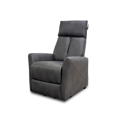 ‘Lomon’ Grey Faux Leather Lift & Rise Chair