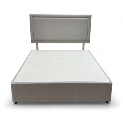‘Chaplin’ Heritage Mink Velvet King Bed with 4 Drawers