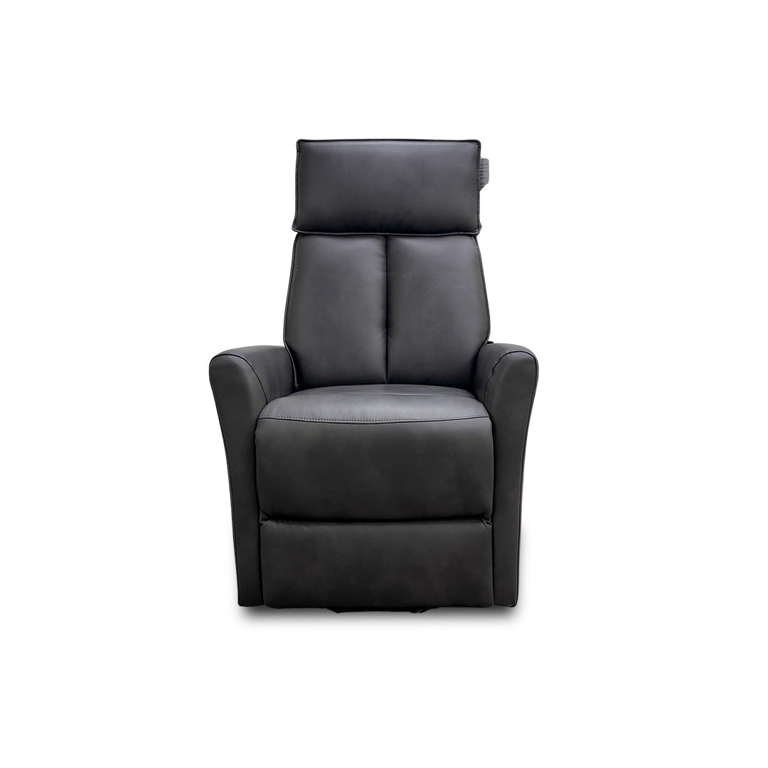 ‘Lomon’ Grey Faux Leather Lift & Rise Chair