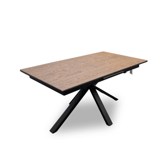 ‘Saturn’ Solid Oak Pop-up Extending Dining Table