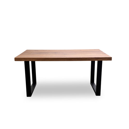 Bodahl Compact ‘Terra’ 52 Natura Bianca 160cm Straight Edge Dining Table with U-Shaped Legs
