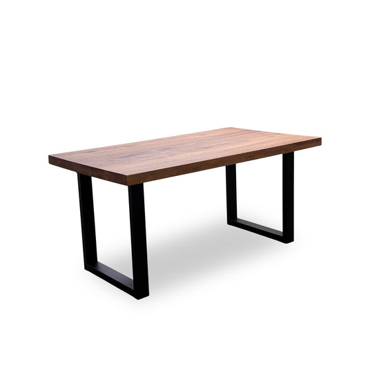 Bodahl Compact ‘Terra’ 52 Natura Bianca 160cm Straight Edge Dining Table with U-Shaped Legs