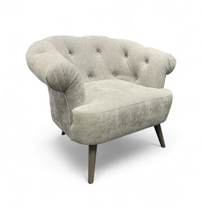 ‘Libertie’ Silver Catalina Chenille Accent Chair