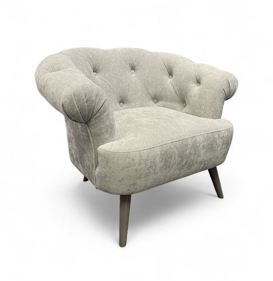 ‘Libertie’ Silver Catalina Chenille Accent Chair