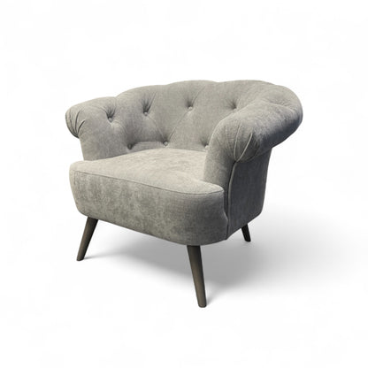 ‘Libertie’ Silver Catalina Chenille Accent Chair