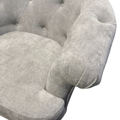 ‘Libertie’ Silver Catalina Chenille Accent Chair