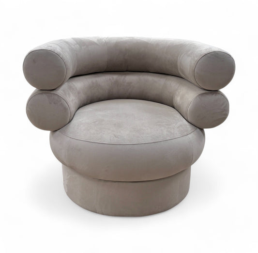 ‘The Fitzrovia’ Matt Stone Velvet Accent Chair