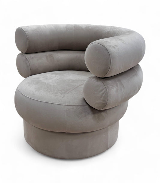 ‘The Fitzrovia’ Matt Stone Velvet Accent Chair