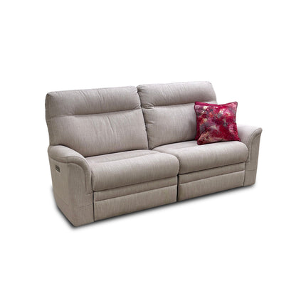 Parker Knoll ‘Hudson 23’ Hatton Barley 001514-0042 Large 2 Seater Fabric Power Recliner Sofa