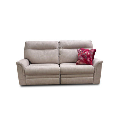 Parker Knoll ‘Hudson 23’ Hatton Barley 001514-0042 Large 2 Seater Fabric Power Recliner Sofa