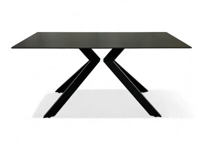 ‘Kya’ Ceramic Black 160cm Dining Table