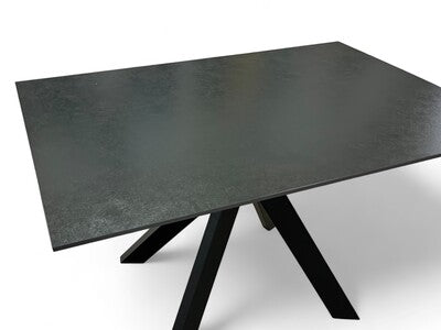 ‘Kya’ Ceramic Black 160cm Dining Table