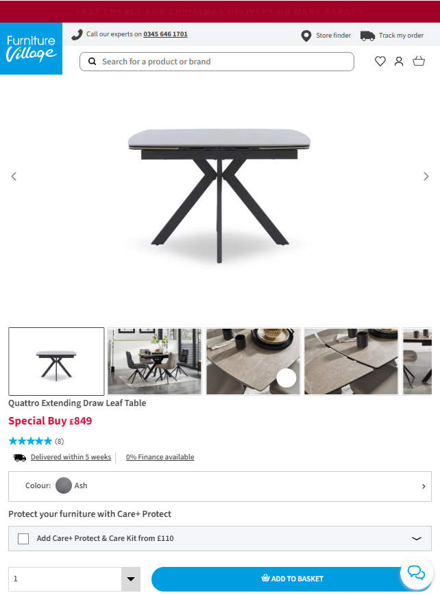 Price comparison