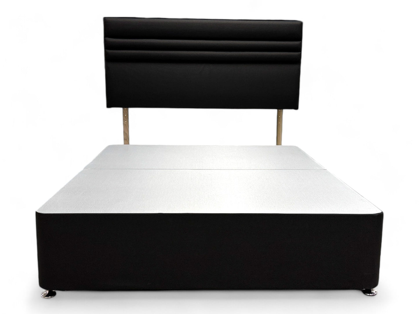 ‘Roma’ Ebony Fabric King Bed
