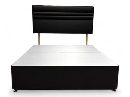 ‘Roma’ Ebony Fabric King Bed