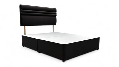 ‘Roma’ Ebony Fabric King Bed