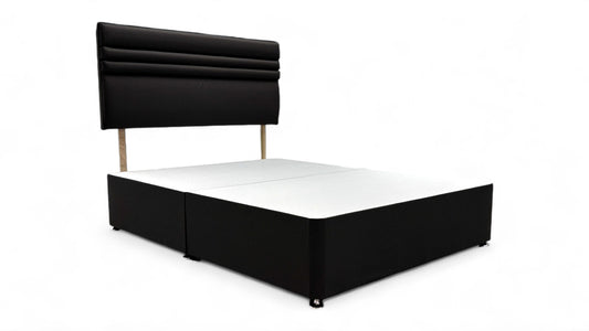 ‘Roma’ Ebony Fabric King Bed