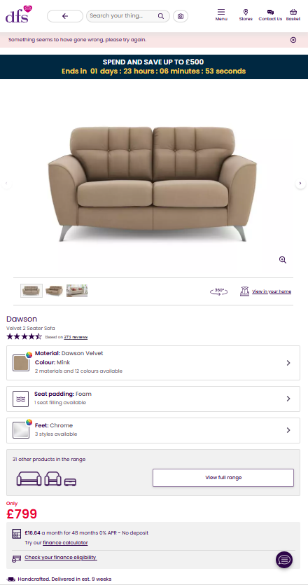 Price comparison