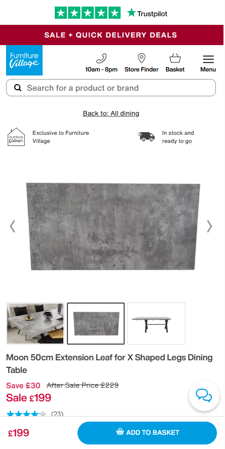 Price comparison