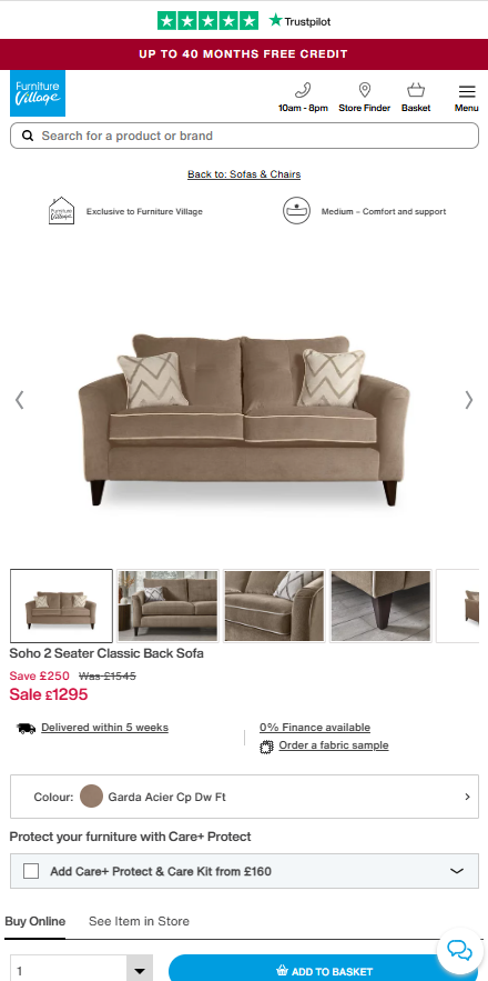 Price comparison