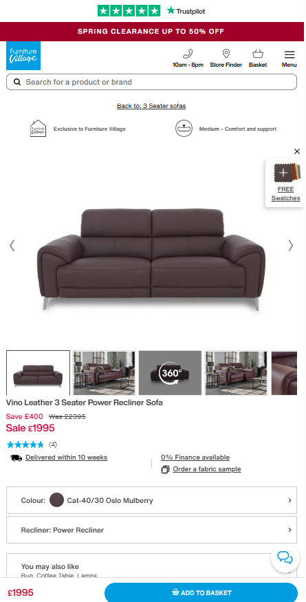 Price comparison