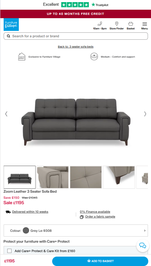Price comparison